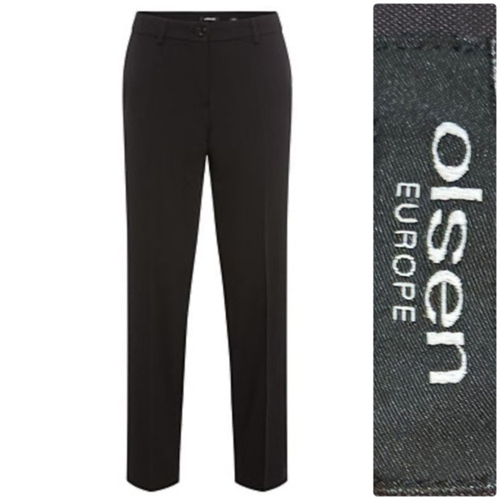 Olsen LISA Women's Chocolate Brown Trousers Pants. Classic Wardrobe Staple